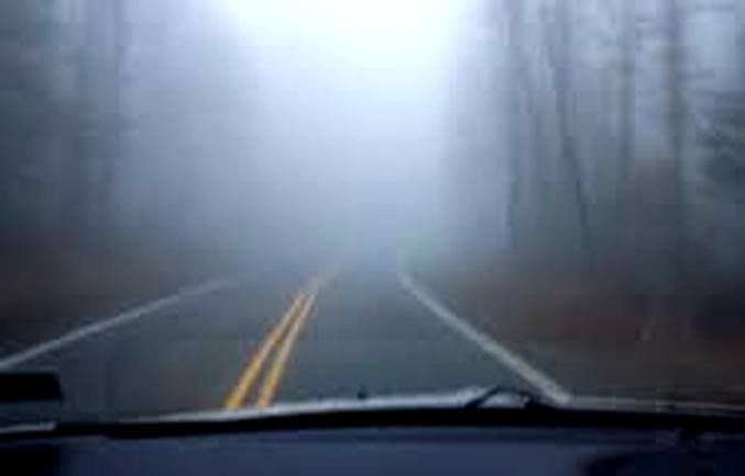 Image result for the mist on the road in Pennsylvania mountains