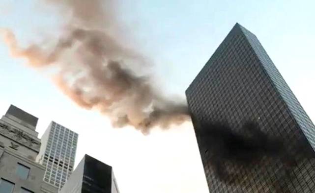Image result for Trump Tower fire