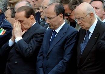 Italian Prime Minister Silvio Berlusconi, President of the Senate ...