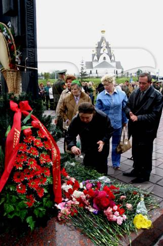 Ceremony on Guryanova street in memory of terrorist act's victims 